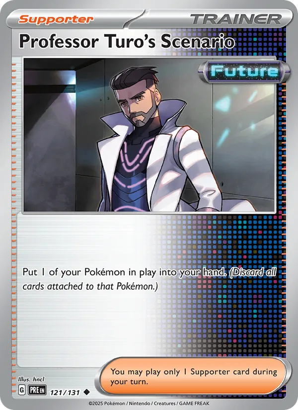 Professor Turo's Scenario - Prismatic Evolutions Pokemon Card