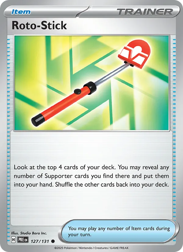 Roto-Stick - Prismatic Evolutions Pokemon Card