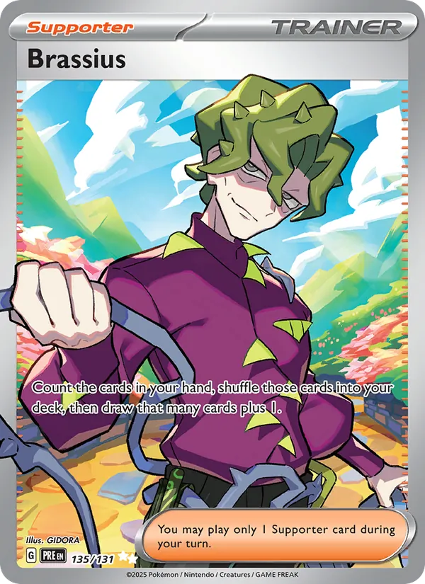 Brassius - Prismatic Evolutions Pokemon Card