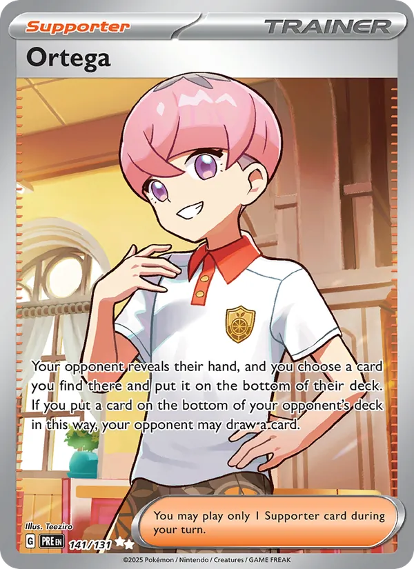 Ortega - Prismatic Evolutions Pokemon Card