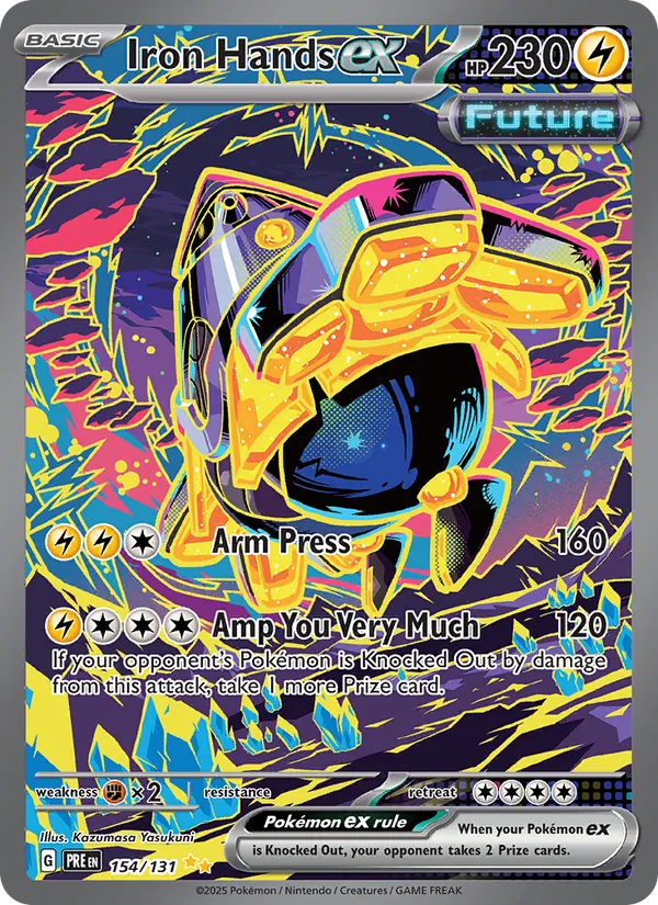 Iron Hands ex - Prismatic Evolutions Pokemon Card
