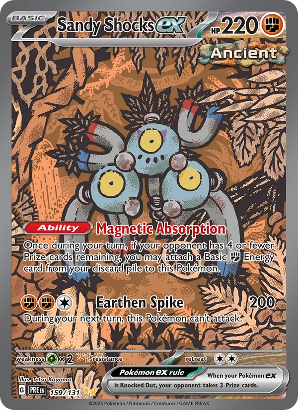 Sandy Shocks ex - Prismatic Evolutions Pokemon Card