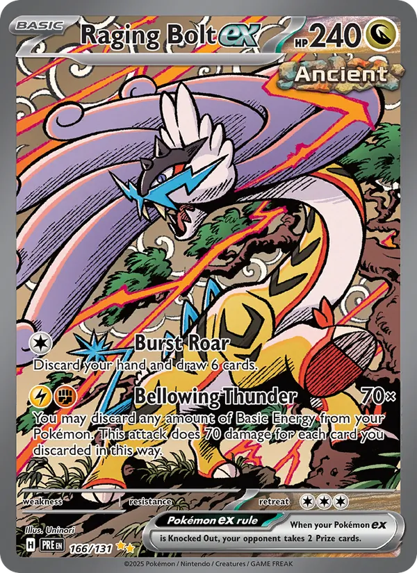 Raging Bolt ex - Prismatic Evolutions Pokemon Card