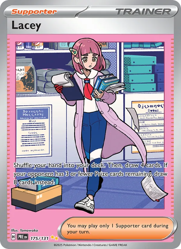Lacey - Prismatic Evolutions Pokemon Card