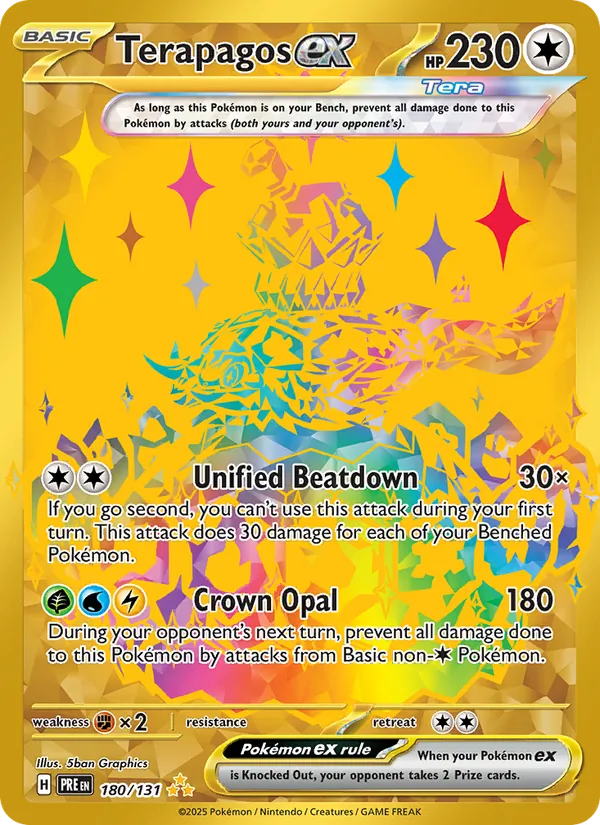 Terapagos ex - Prismatic Evolutions Pokemon Card