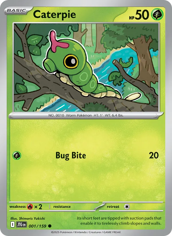 Caterpie - Journey Together Pokemon Card