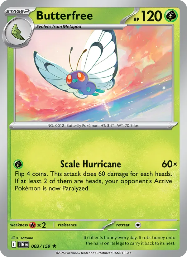 Butterfree - Journey Together Pokemon Card