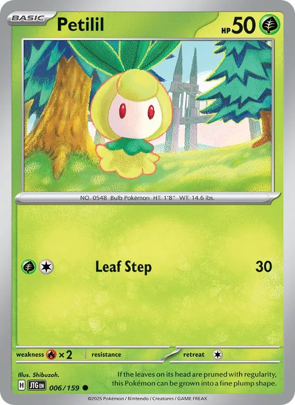 Petilil - Journey Together Pokemon Card