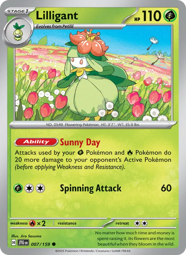 Lilligant - Journey Together Pokemon Card