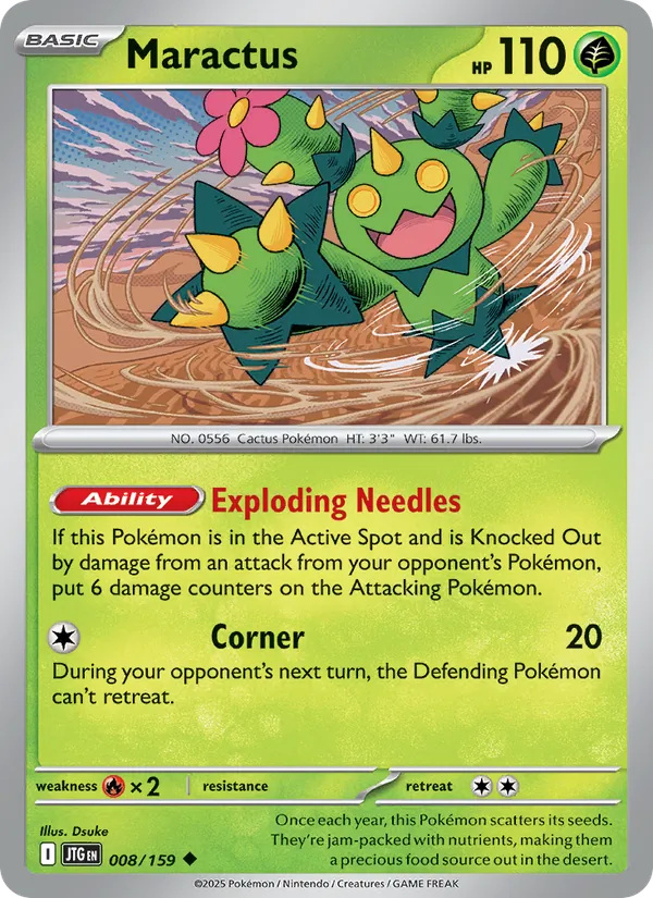 Maractus - Journey Together Pokemon Card