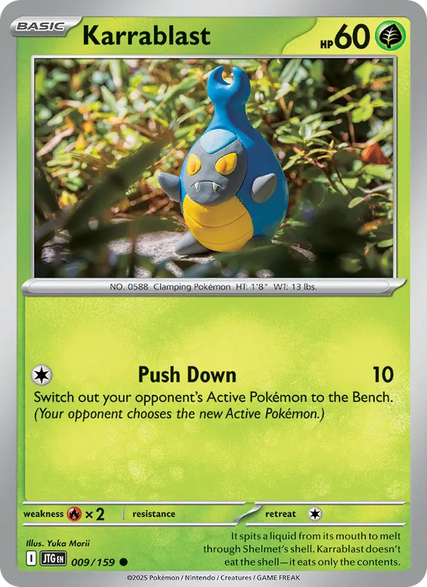 Karrablast - Journey Together Pokemon Card