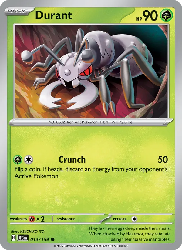 Durant - Journey Together Pokemon Card