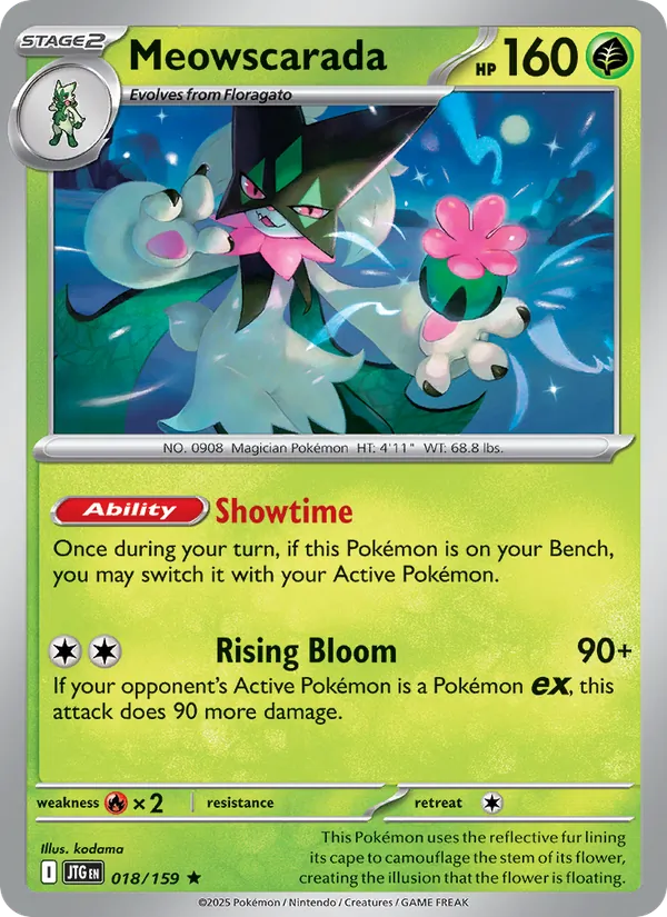 Meowscarada - Journey Together Pokemon Card