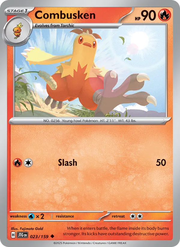 Combusken - Journey Together Pokemon Card