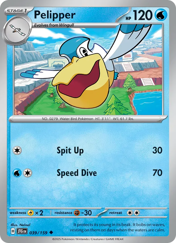 Pelipper - Journey Together Pokemon Card