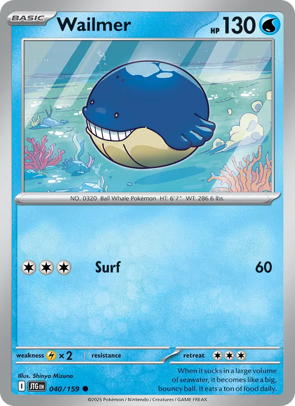 Wailmer - Journey Together Pokemon Card