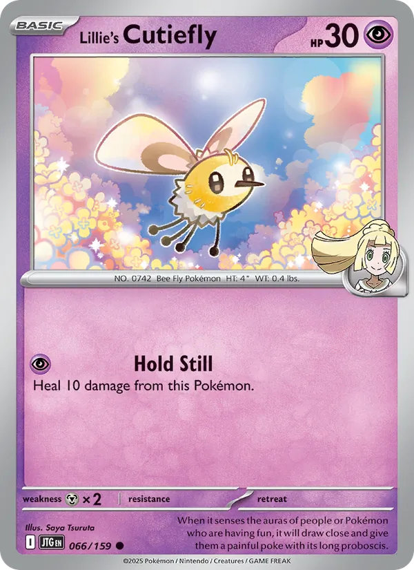 Lillie's Cutiefly - Journey Together Pokemon Card