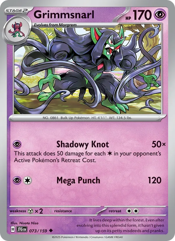 Grimmsnarl - Journey Together Pokemon Card