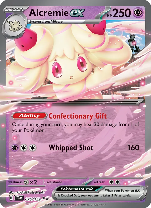 Alcremie ex - Journey Together Pokemon Card