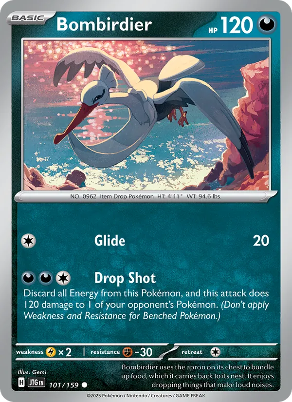 Bombirdier - Journey Together Pokemon Card