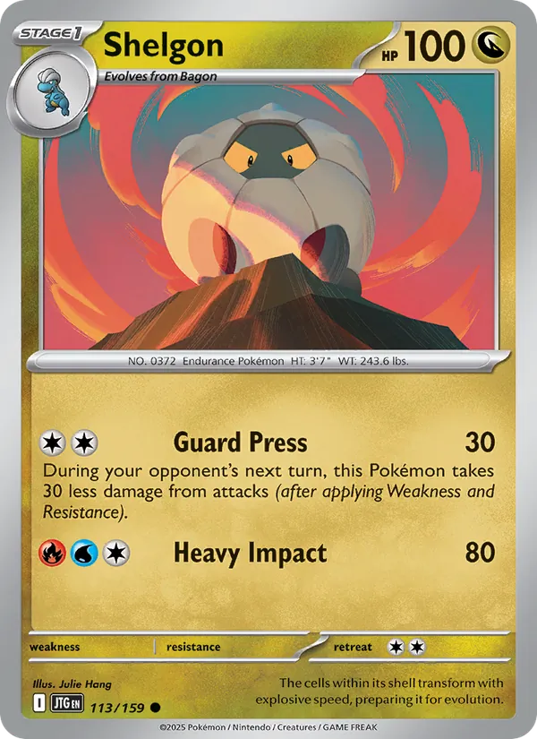Shelgon - Journey Together Pokemon Card