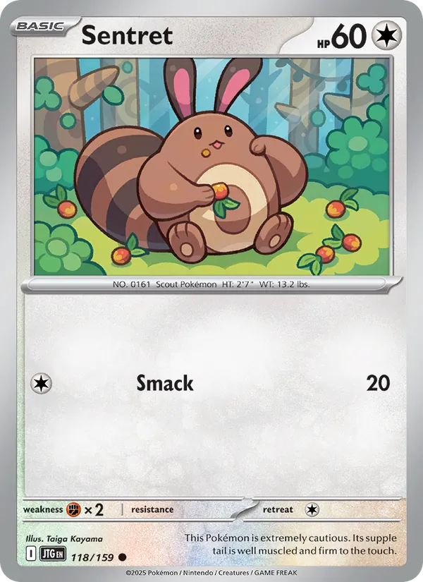 Sentret - Journey Together Pokemon Card