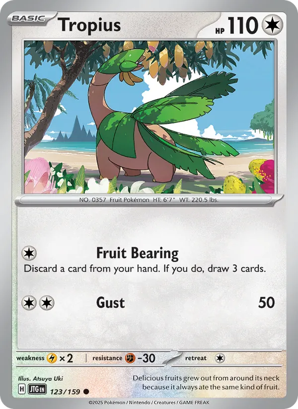 Tropius - Journey Together Pokemon Card