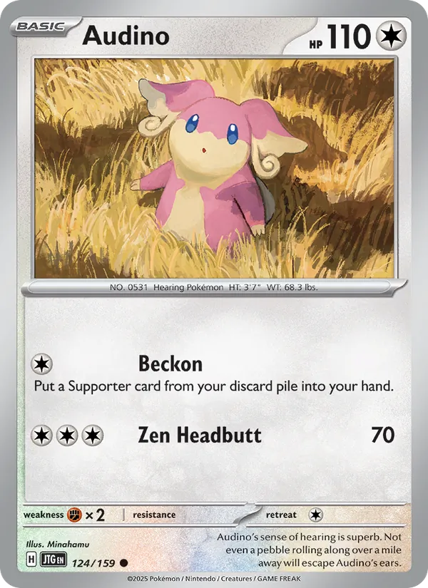 Audino - Journey Together Pokemon Card