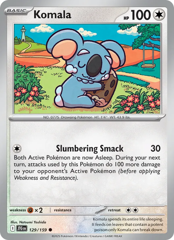 Komala - Journey Together Pokemon Card