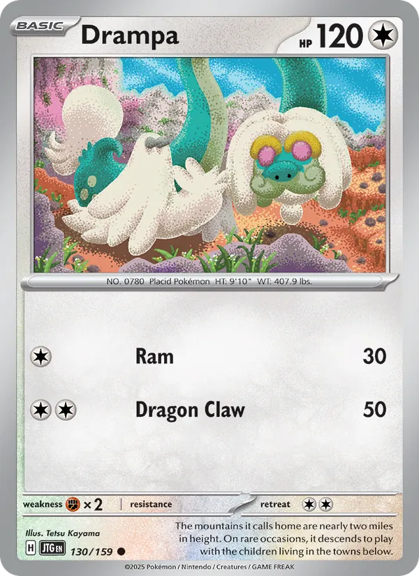Drampa - Journey Together Pokemon Card