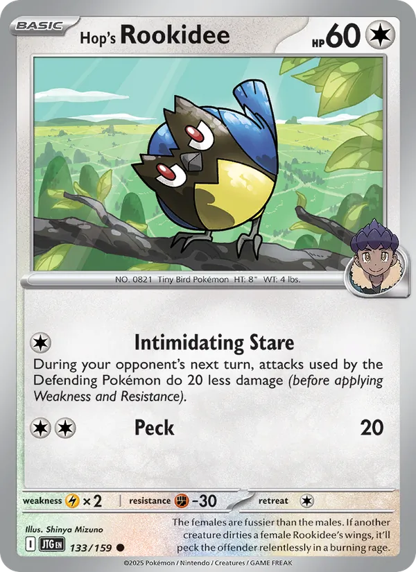 Hop's Rookidee - Journey Together Pokemon Card