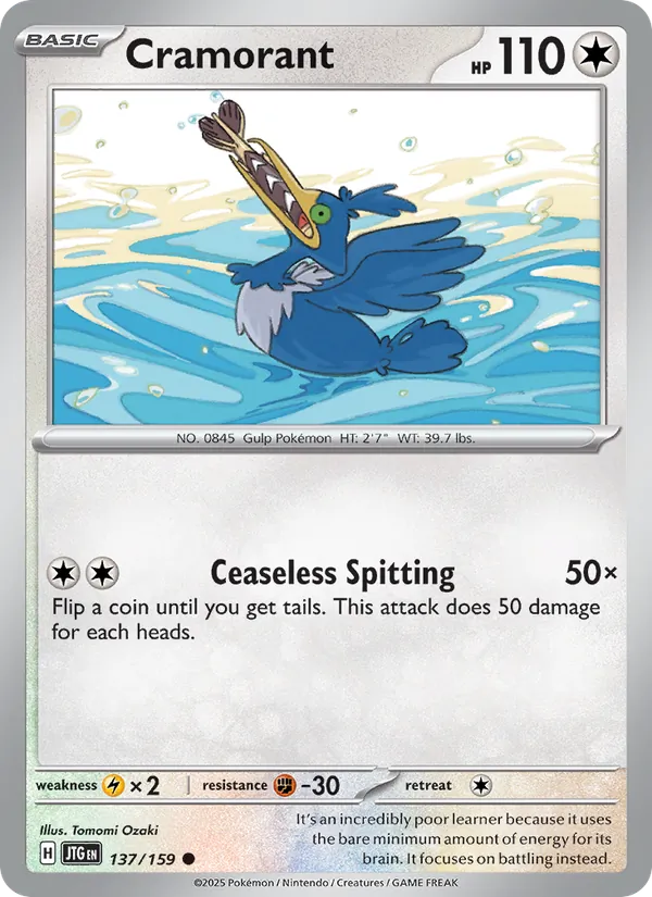 Cramorant - Journey Together Pokemon Card