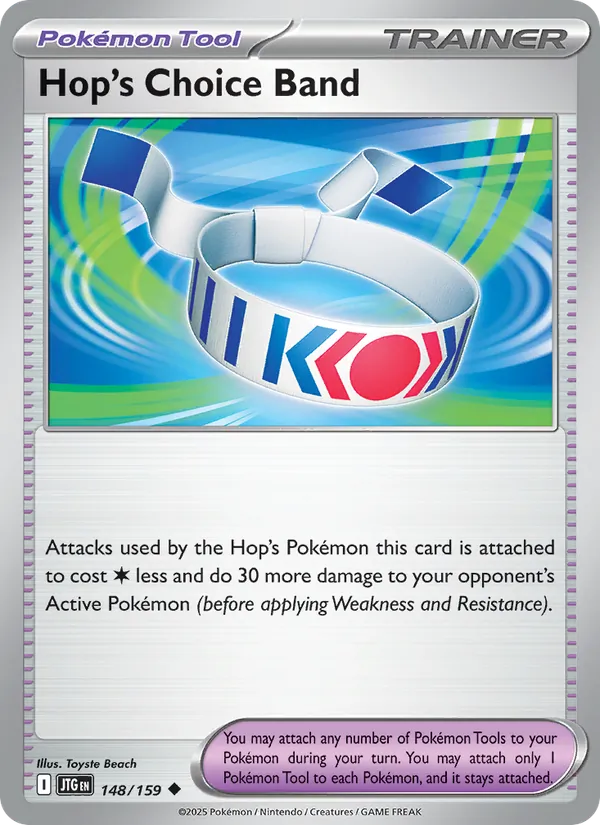 Hop's Choice Band - Journey Together Pokemon Card