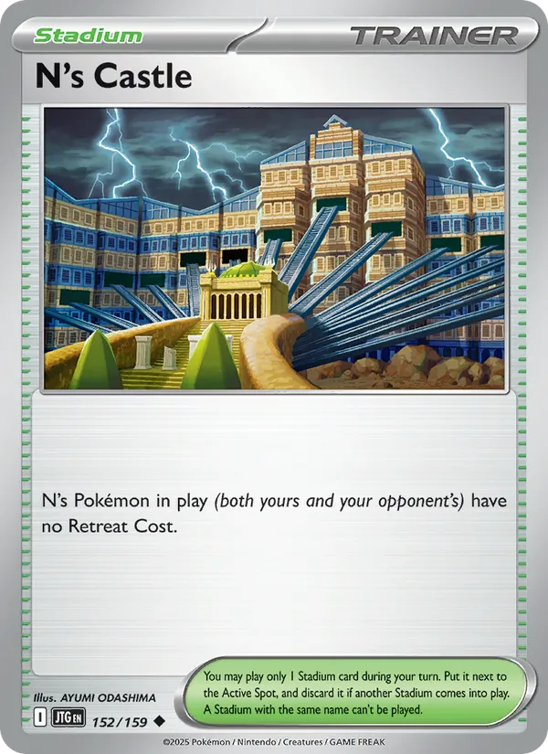N's Castle - Journey Together Pokemon Card