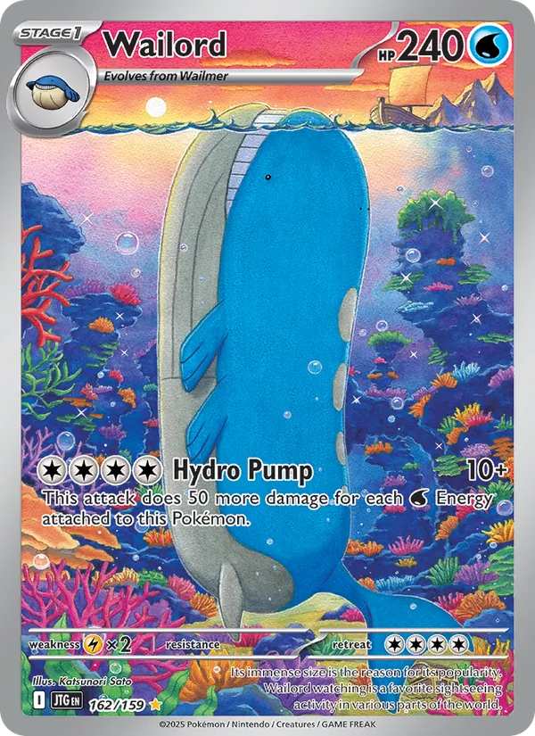 Wailord - Journey Together Pokemon Card