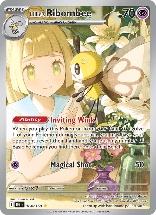 Lillie's Ribombee - Journey Together Pokemon Card