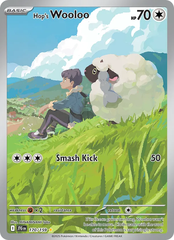 Hop's Wooloo - Journey Together Pokemon Card