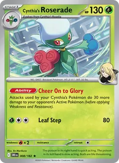 Cynthia's Roserade - Destined Rivals
