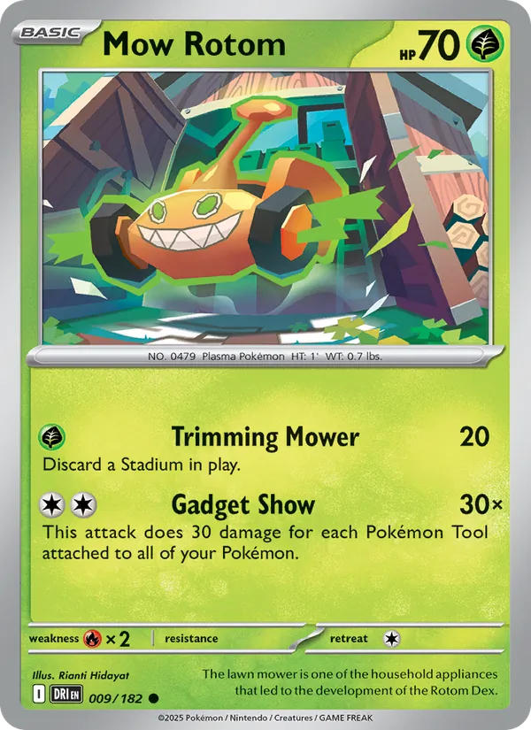 Mow Rotom - Destined Rivals Pokemon Card