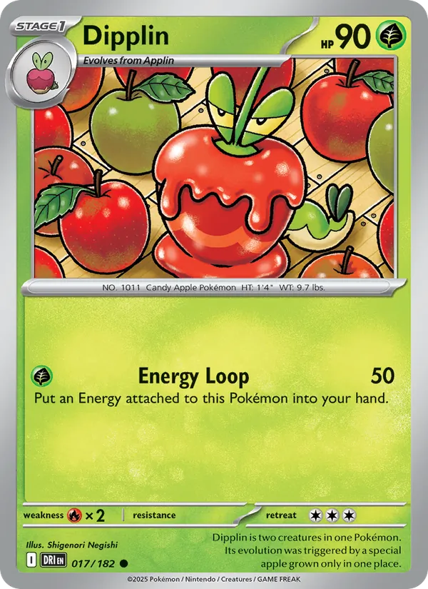 Dipplin - Destined Rivals Pokemon Card