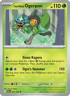 Teal Mask Ogerpon - Destined Rivals