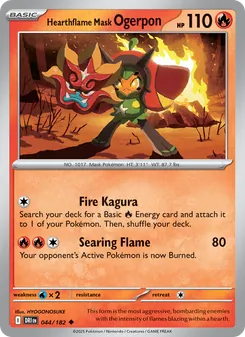 Hearthflame Mask Ogerpon - Destined Rivals