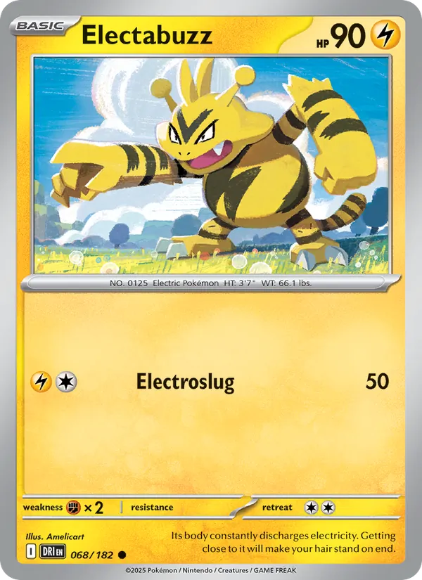 Electabuzz - Destined Rivals Pokemon Card