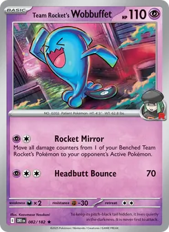 Team Rocket's Wobbuffet - Destined Rivals