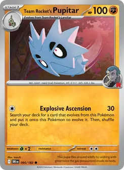 Team Rocket's Pupitar - Destined Rivals