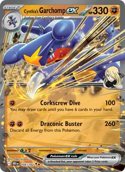 Cynthia's Garchomp ex - Destined Rivals