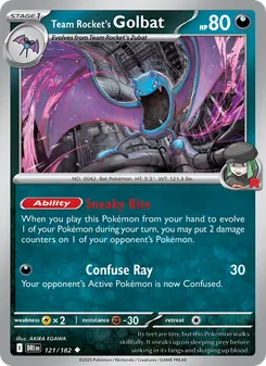 Team Rocket's Golbat - Destined Rivals