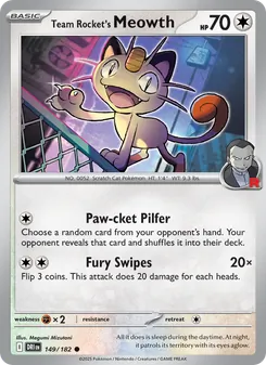Team Rocket's Meowth - Destined Rivals