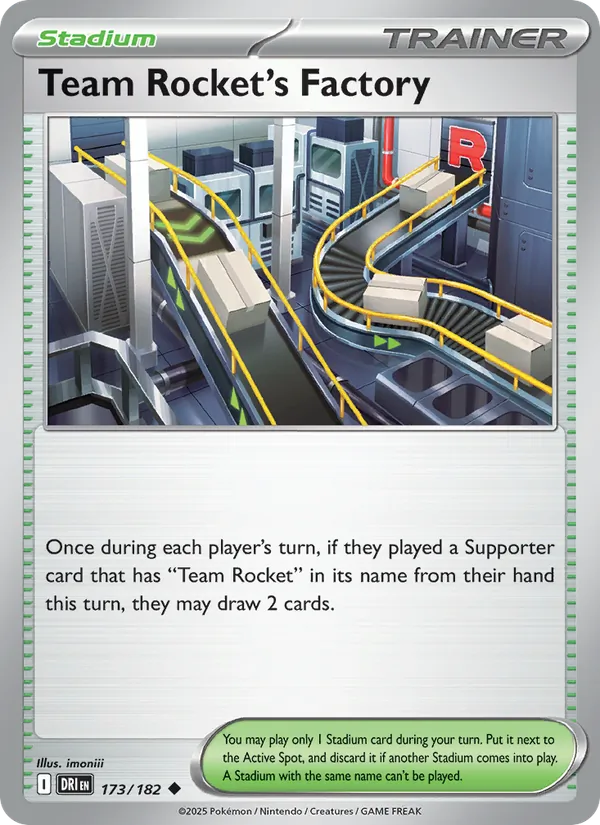 Team Rocket's Factory - Destined Rivals Pokemon Card