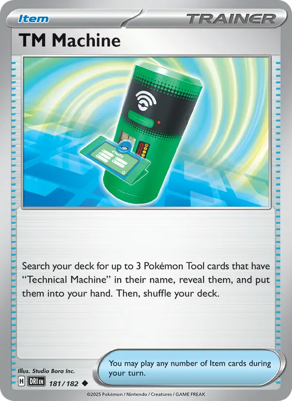 TM Machine - Destined Rivals Pokemon Card
